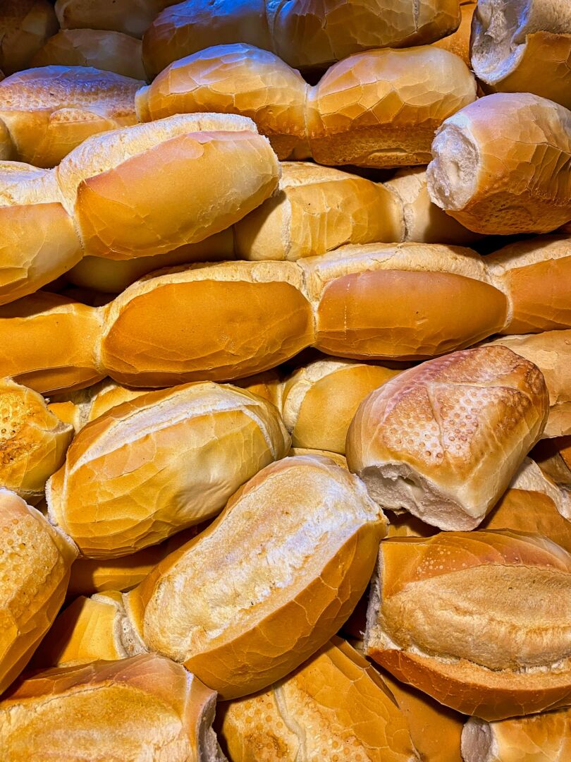close up photo of yellow bread